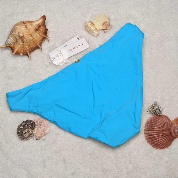 PilyQ Marine Lace Up Full Bikini Bottom - Picture 7 of 8